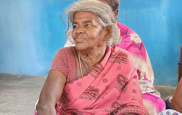 A woman in India