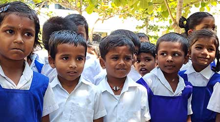 children in India