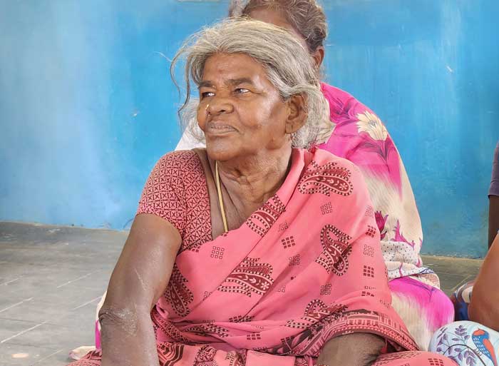 a woman in India