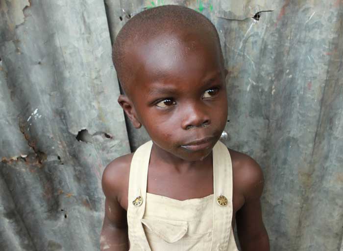 small boy in Africa