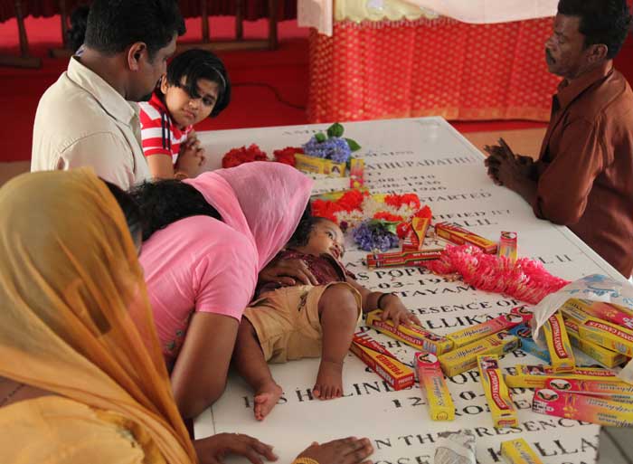 a baby in India